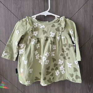 Dot Australia Green Floral Baby Dress